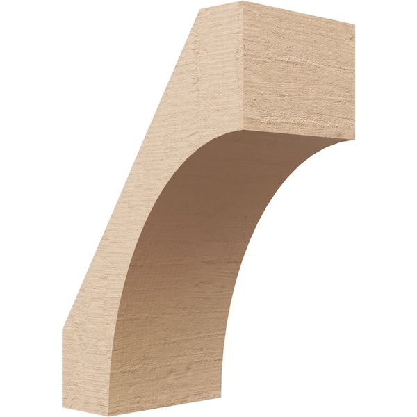 Ekena Millwork 5-inch W x 8-inch D x 12-inch H Westlake Rough Cedar Woodgrain TimberThane Knee Brace, Primed BRCUR05X08X12WTLRCPR - main